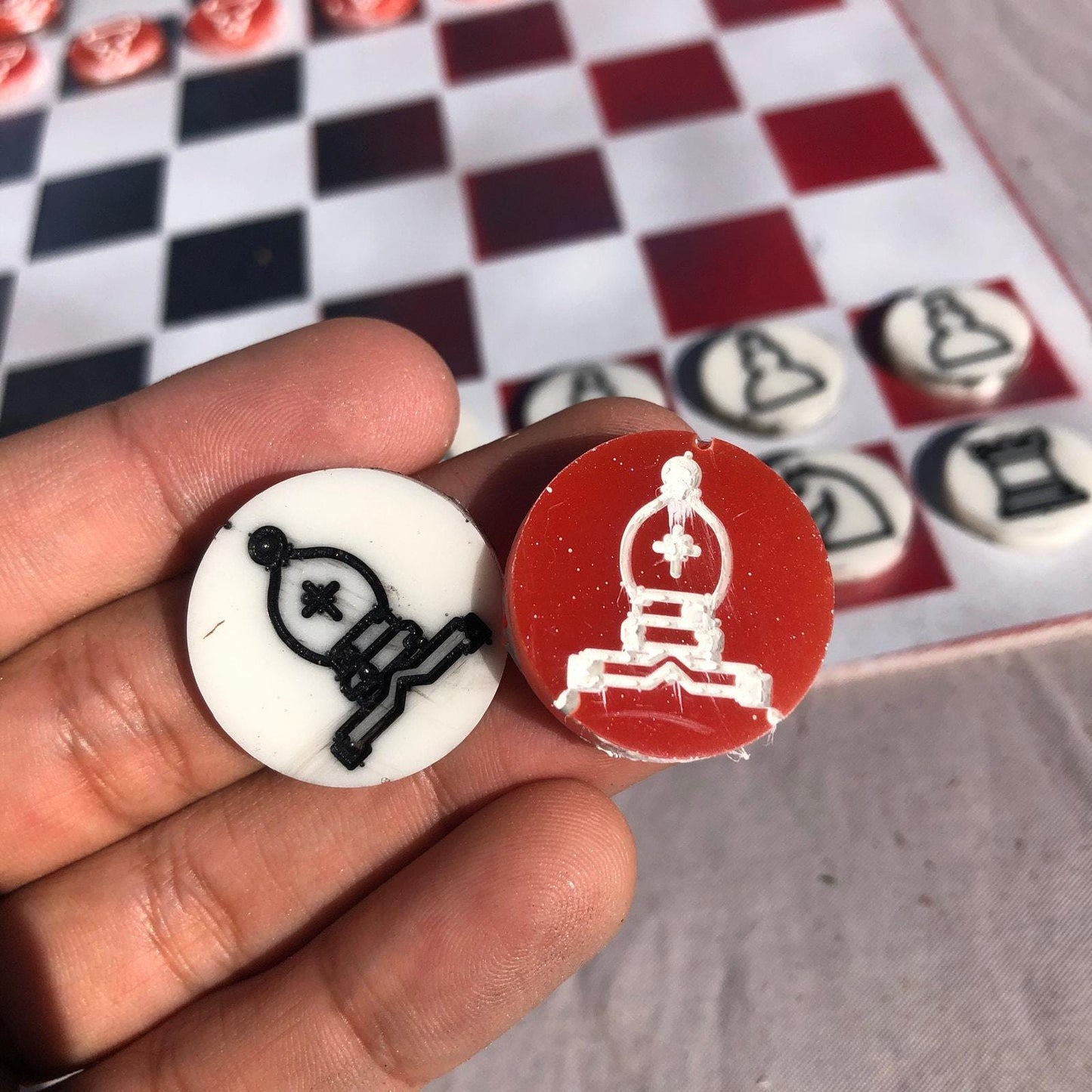 Chess Set - Race Track Edition