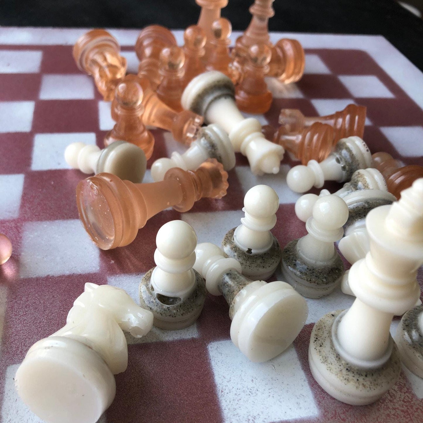 Chess Set - Fancy Rose Gold