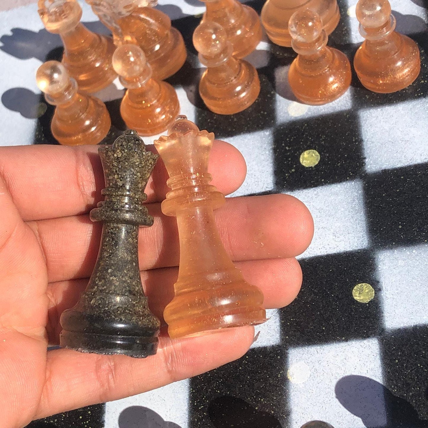 Chess Set - Amber Edition