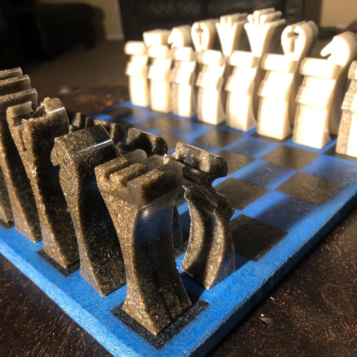 Chess Set - Blue Black Royal Edition