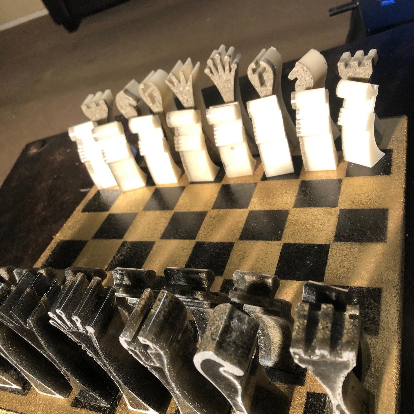 Chess Set - Gold & Black Royal Edition