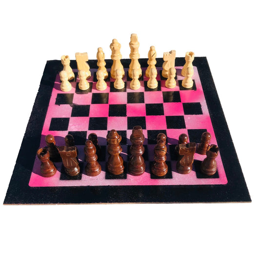 Chess Set - Classic Pink