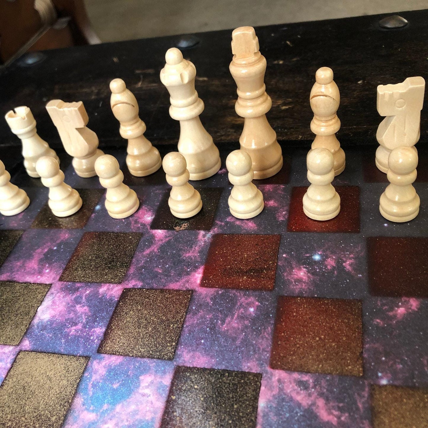 Scrapbook Chess Set - Purple Void