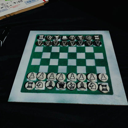 Chess Set - Turf Green