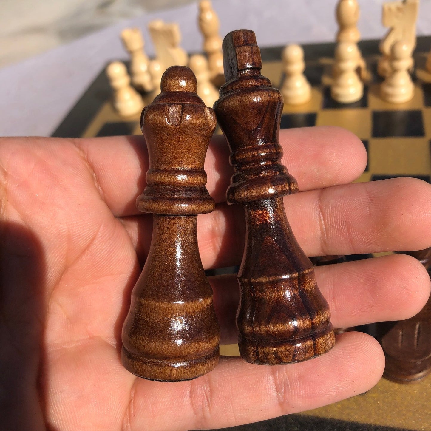 Chess Set - Golden Black