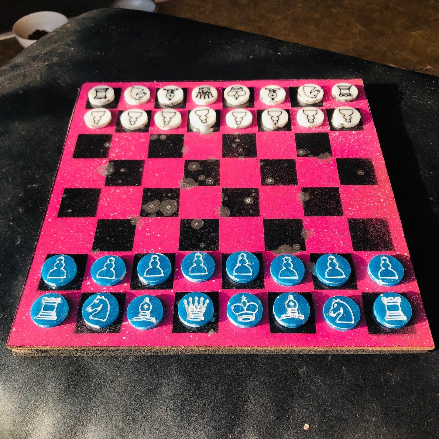 Chess Set - Vivid Pink