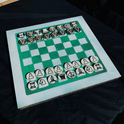 Chess Set - Turf Green