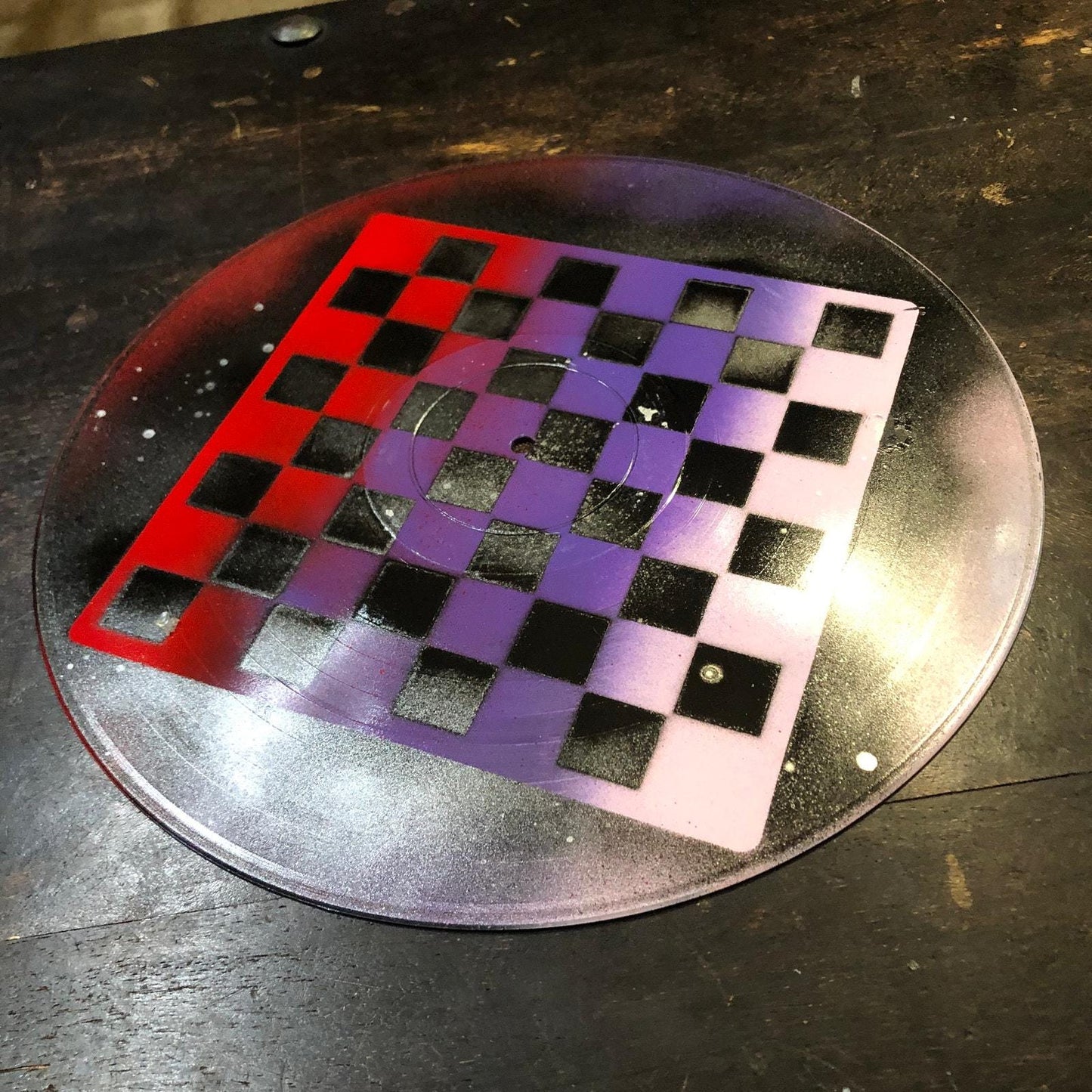 Vinyl Chess Set - Haunted Purple (Resin Pieces)