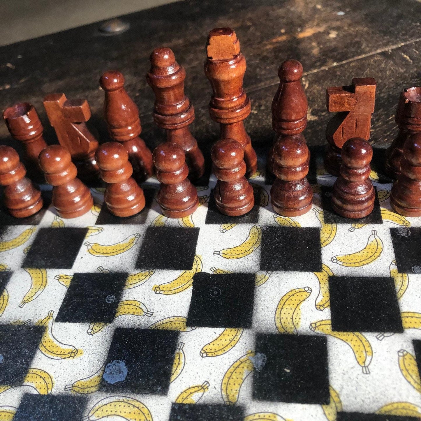 Scrapbook Chess Set - Banana Edition