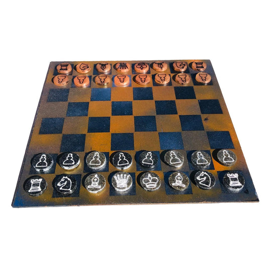 Chess Set - Offset Orange