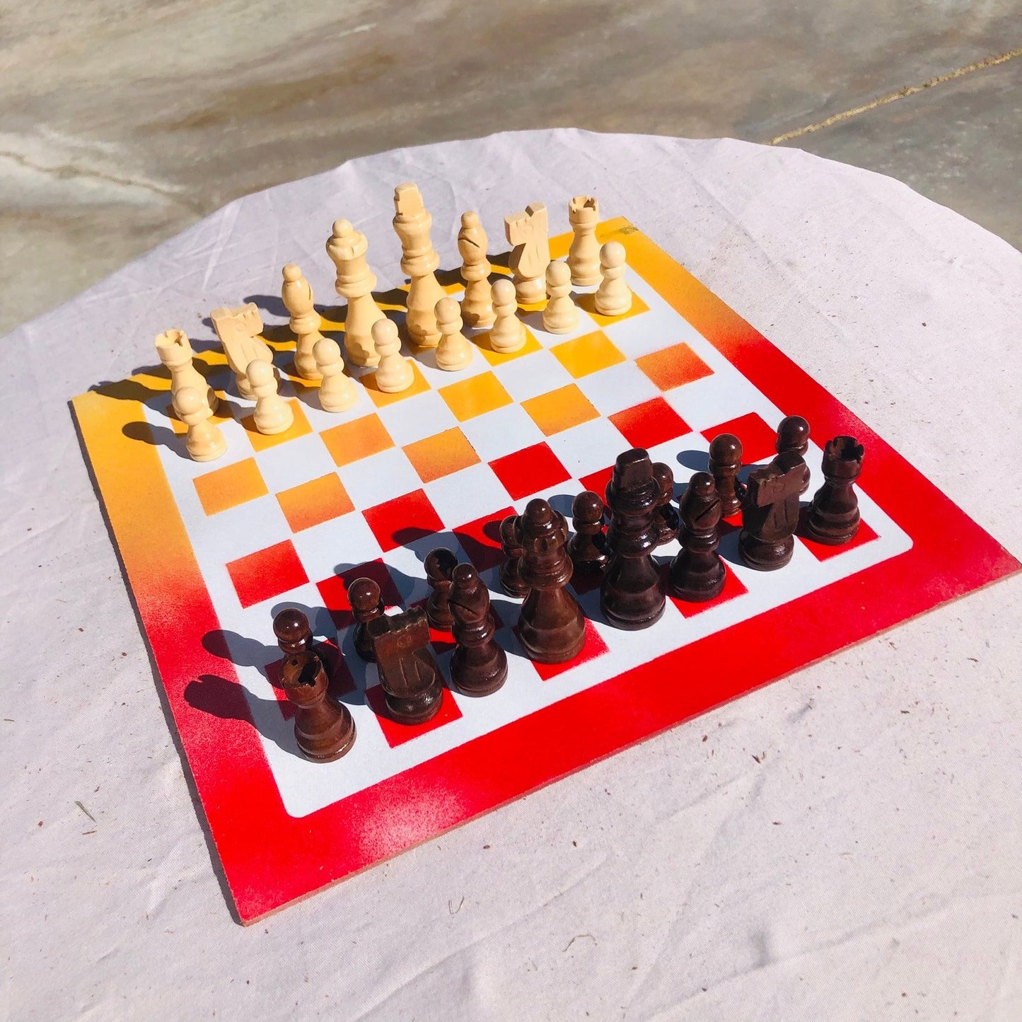 Chess Set - Sunset Horizon