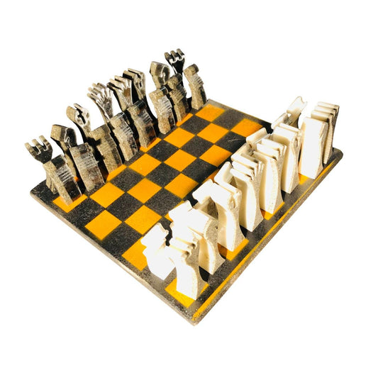 Chess Set - Orange & Black Royal Edition