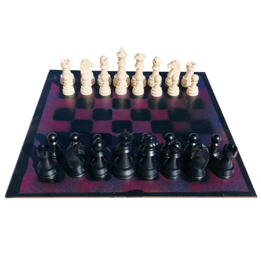 Large Chess Set - Mystic Purple