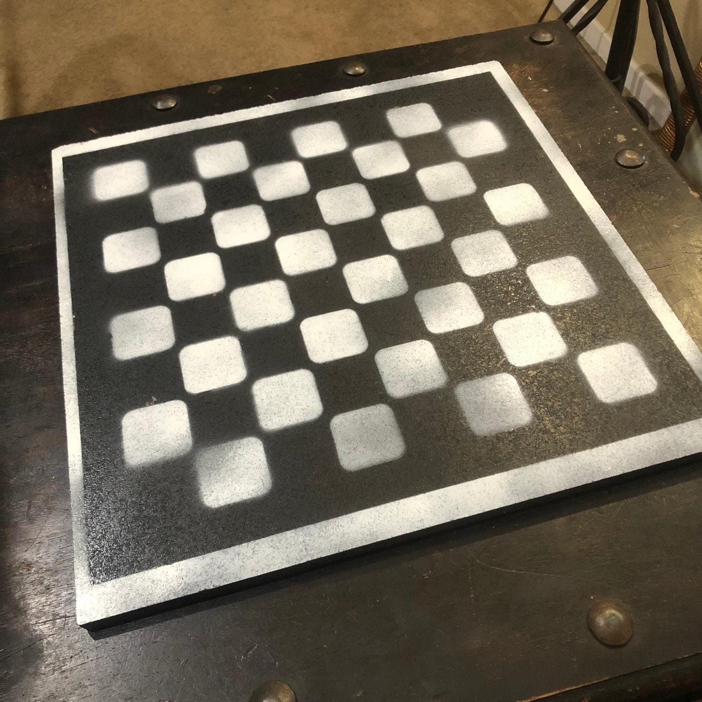 Large Chess Set - Black & White