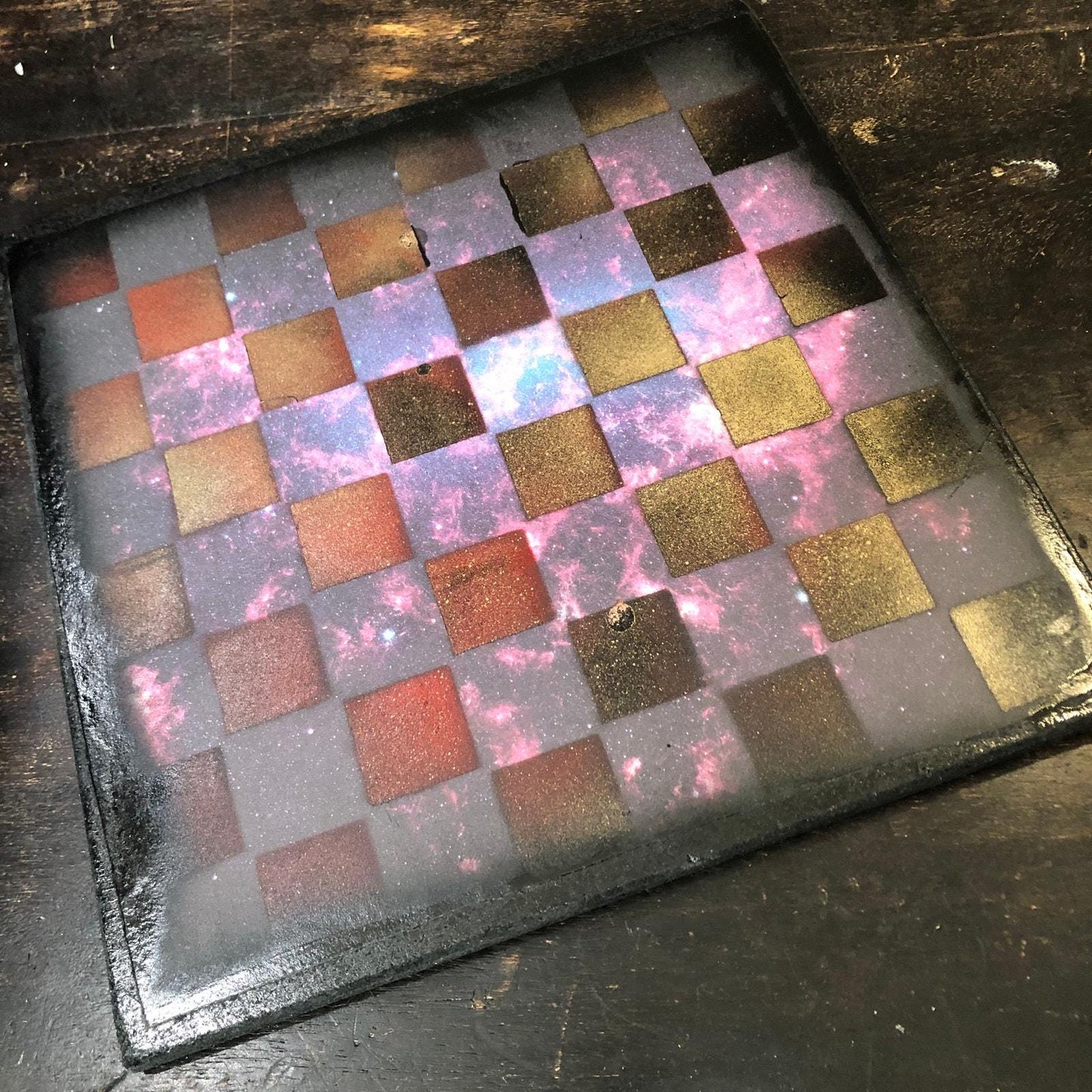 Scrapbook Chess Set - Purple Void