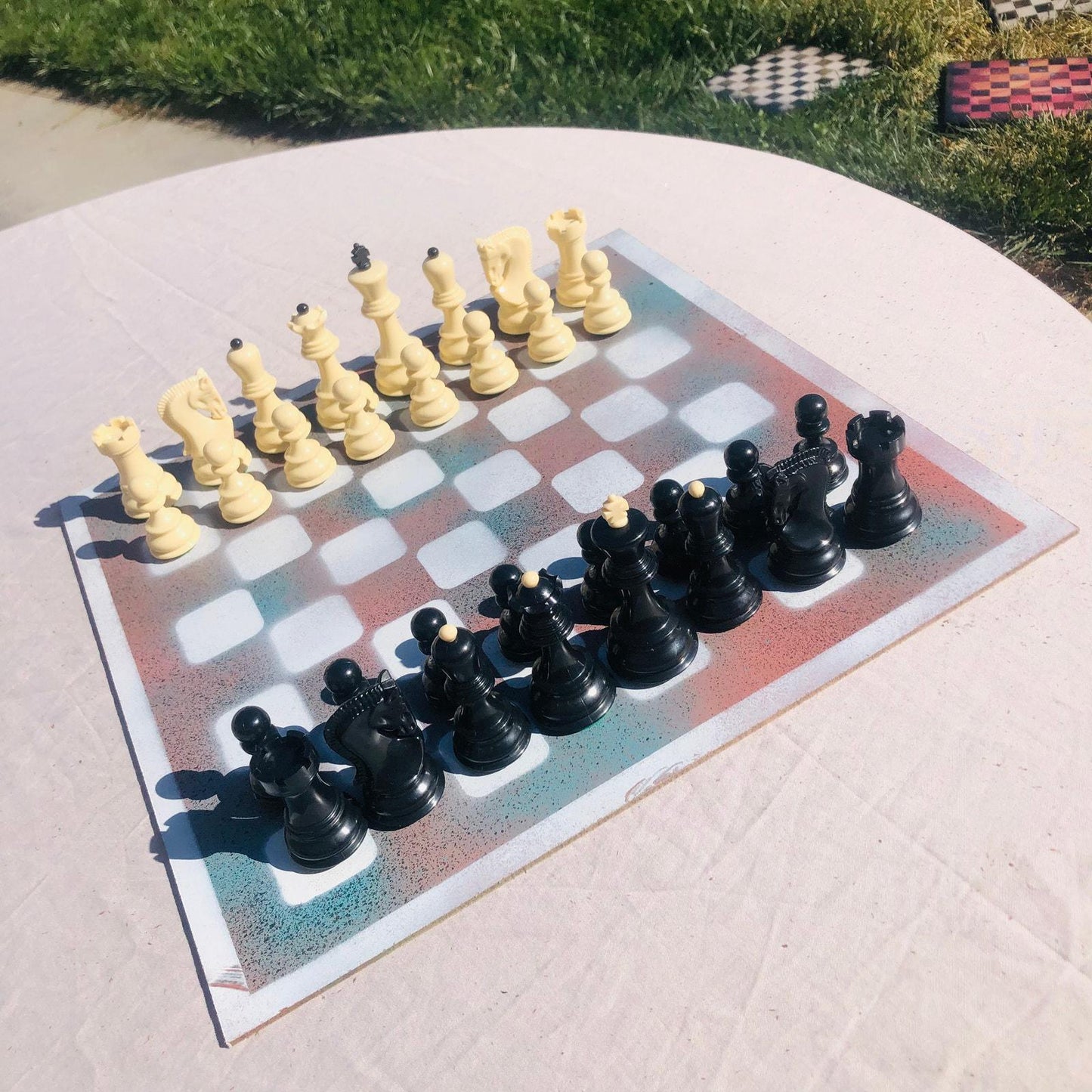 Large Chess Set - Sunset Mist