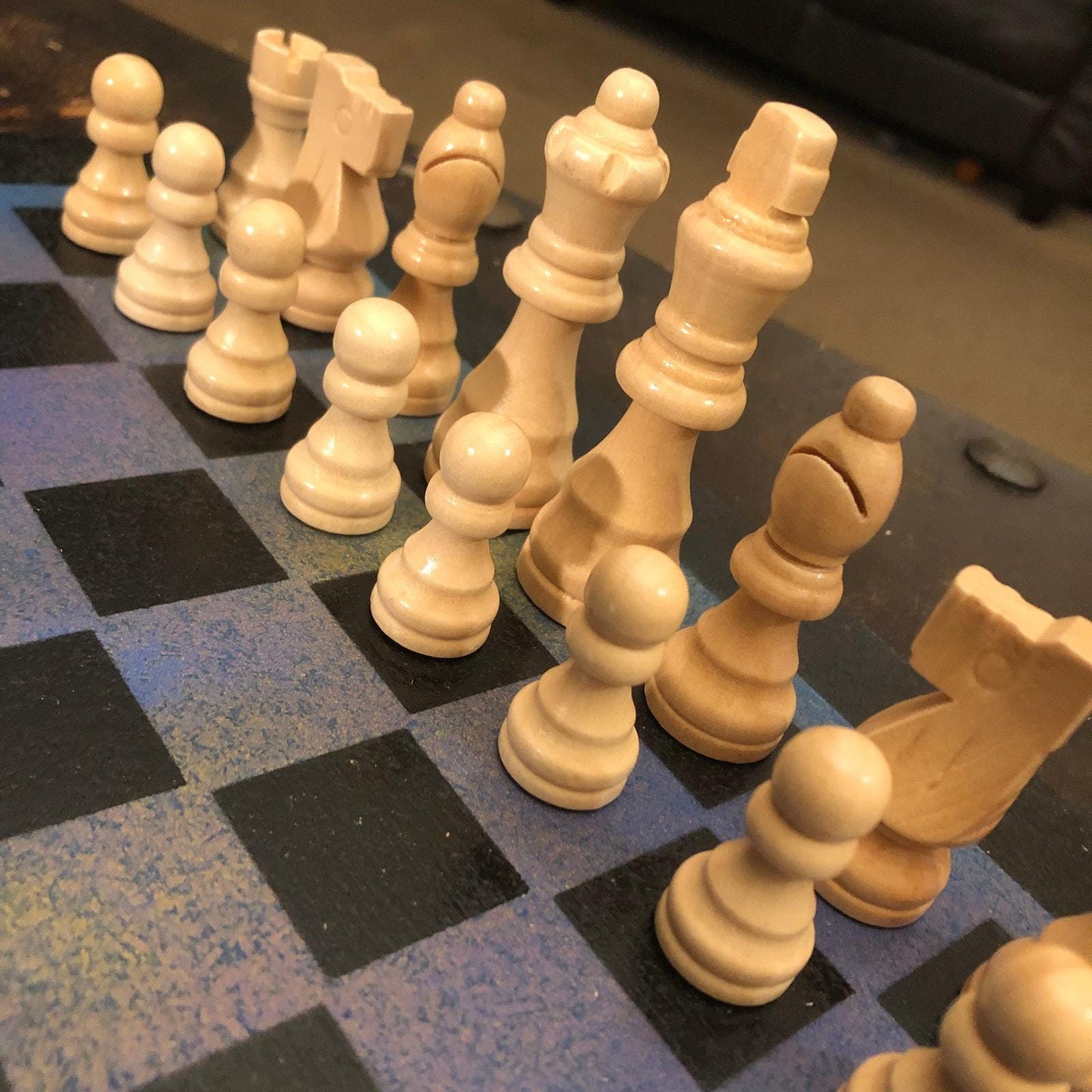 Chess Set - Blue Purple Mix