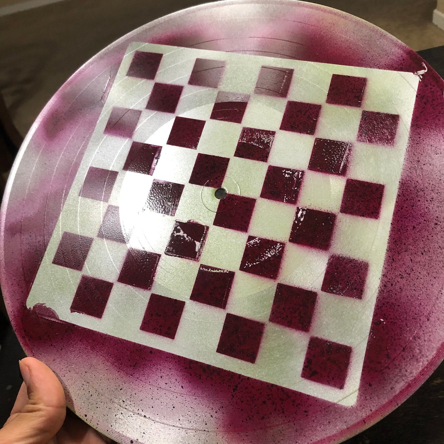 Vinyl Chess Set - Violet Mix