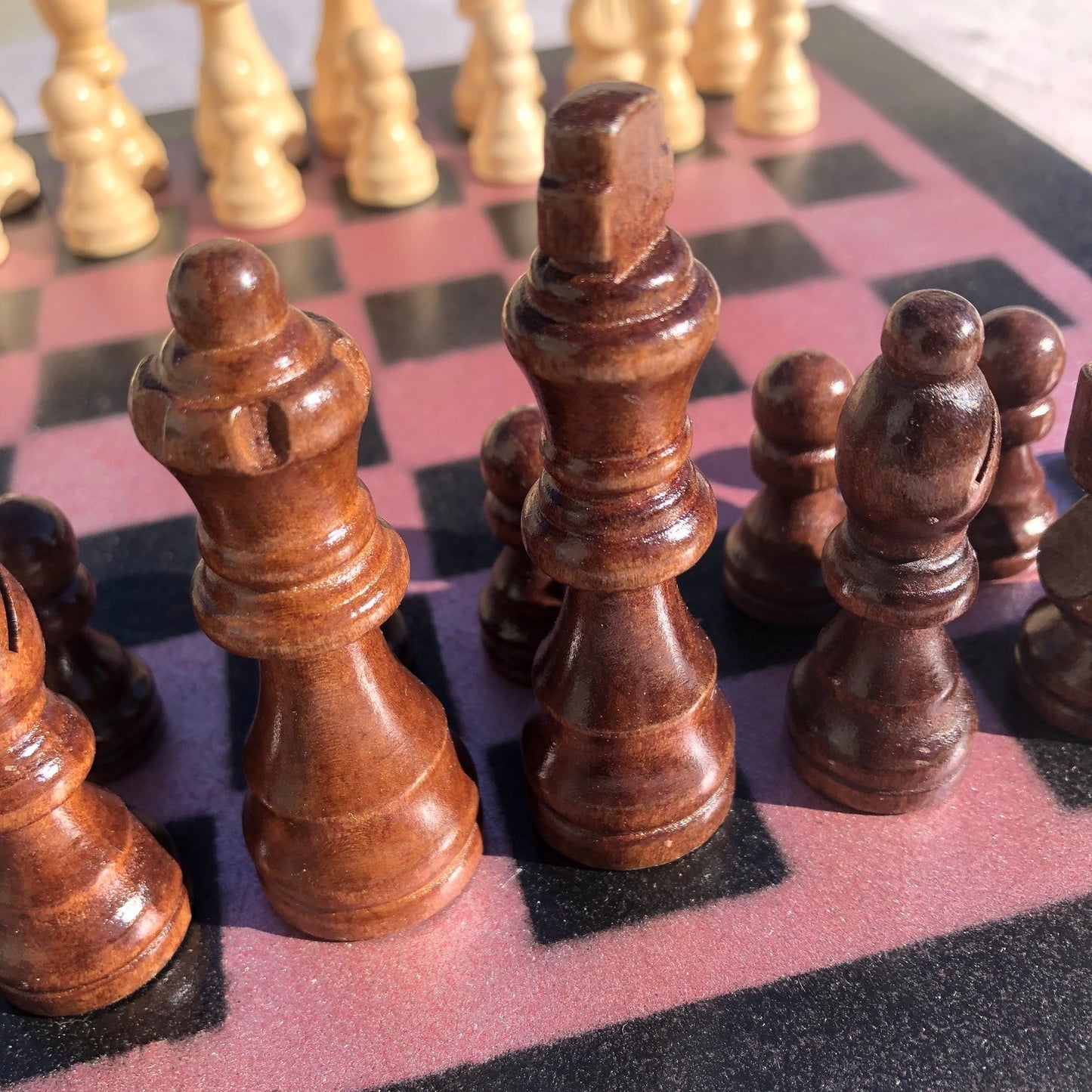 Chess Set - Violet & Black