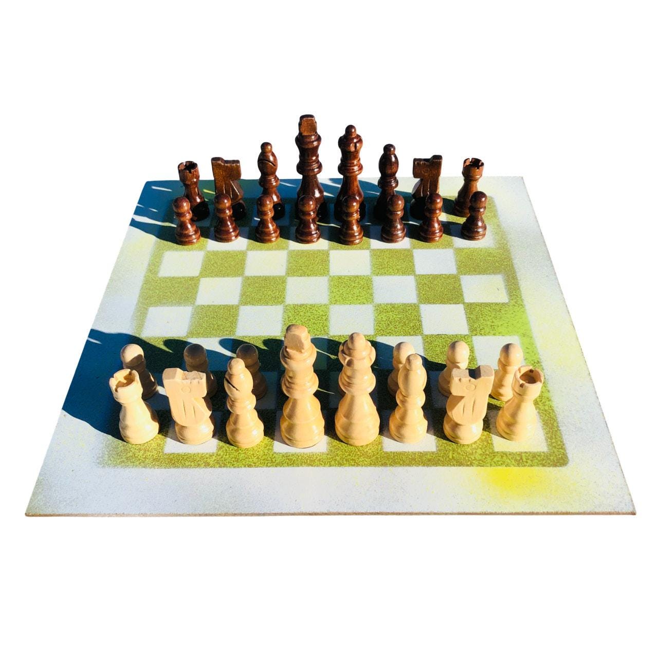 Chess Set - Yellow & White