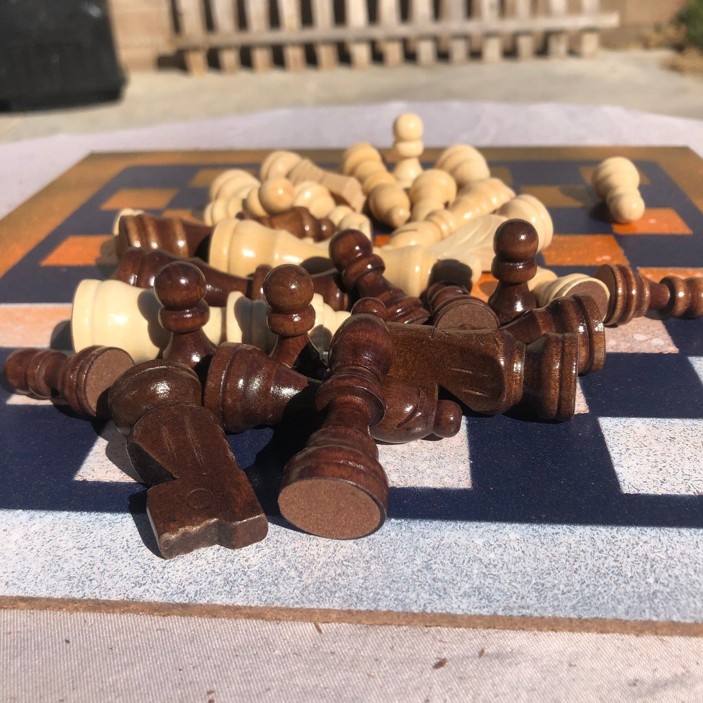 Chess Set - Denver Orange