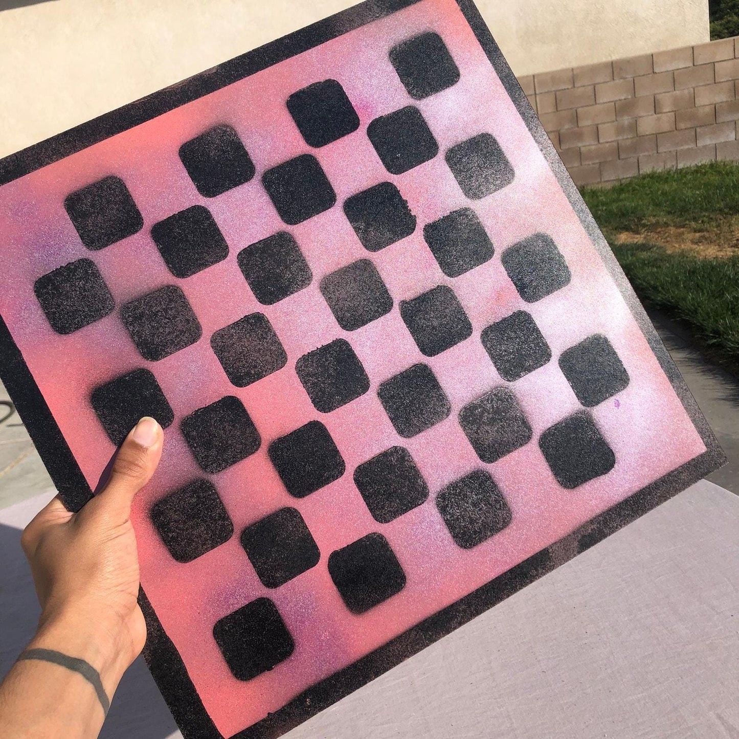 Large Chess Set - Rose Pink