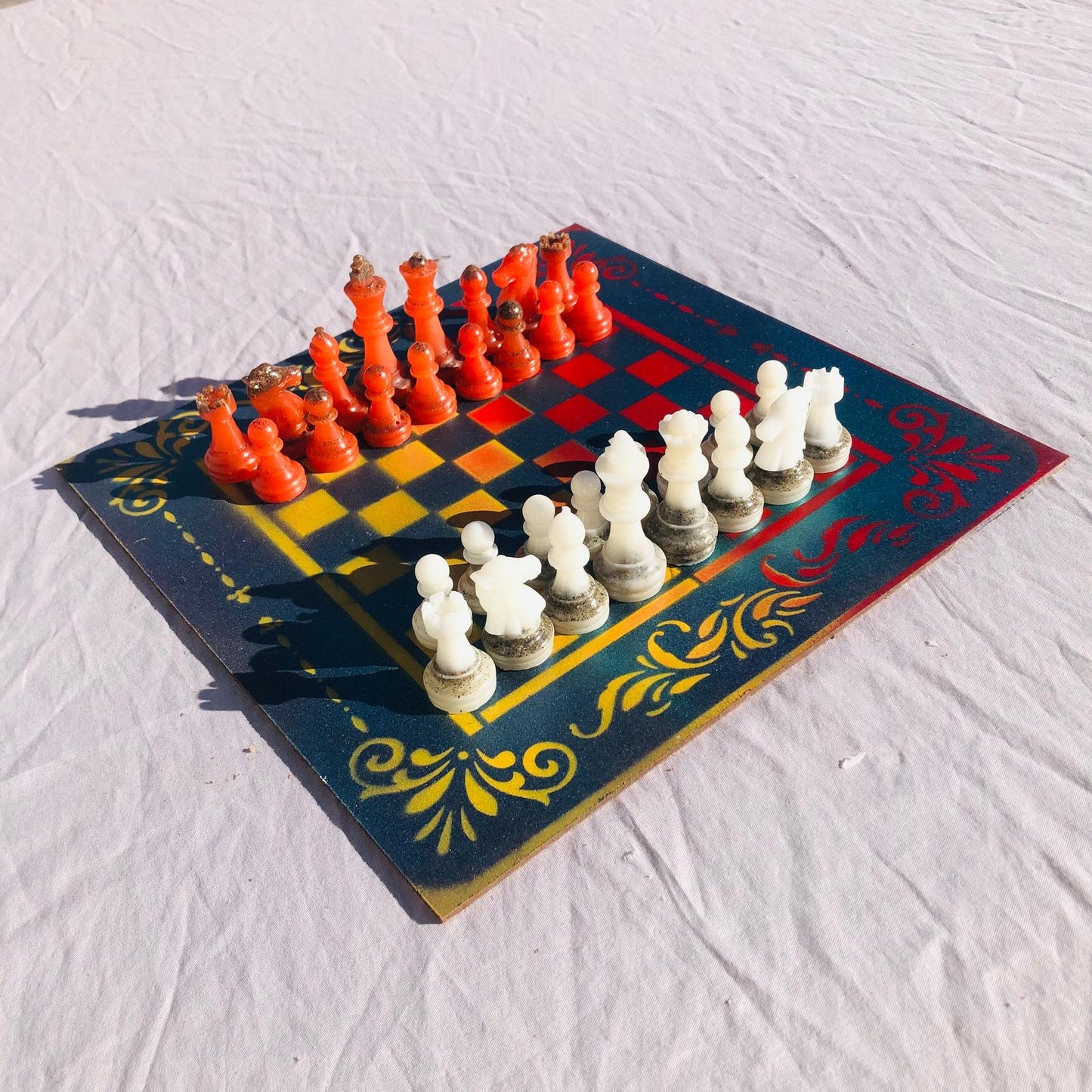 Chess Set - Deluxe Opal