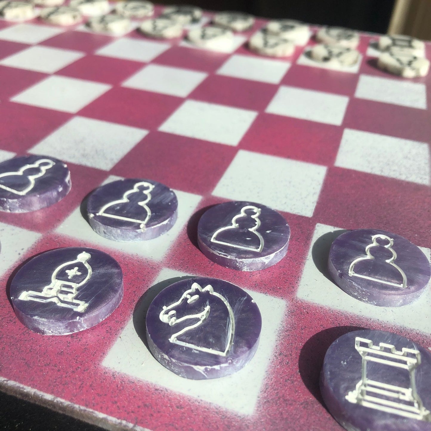 Chess Set - Pink Cotton Candy