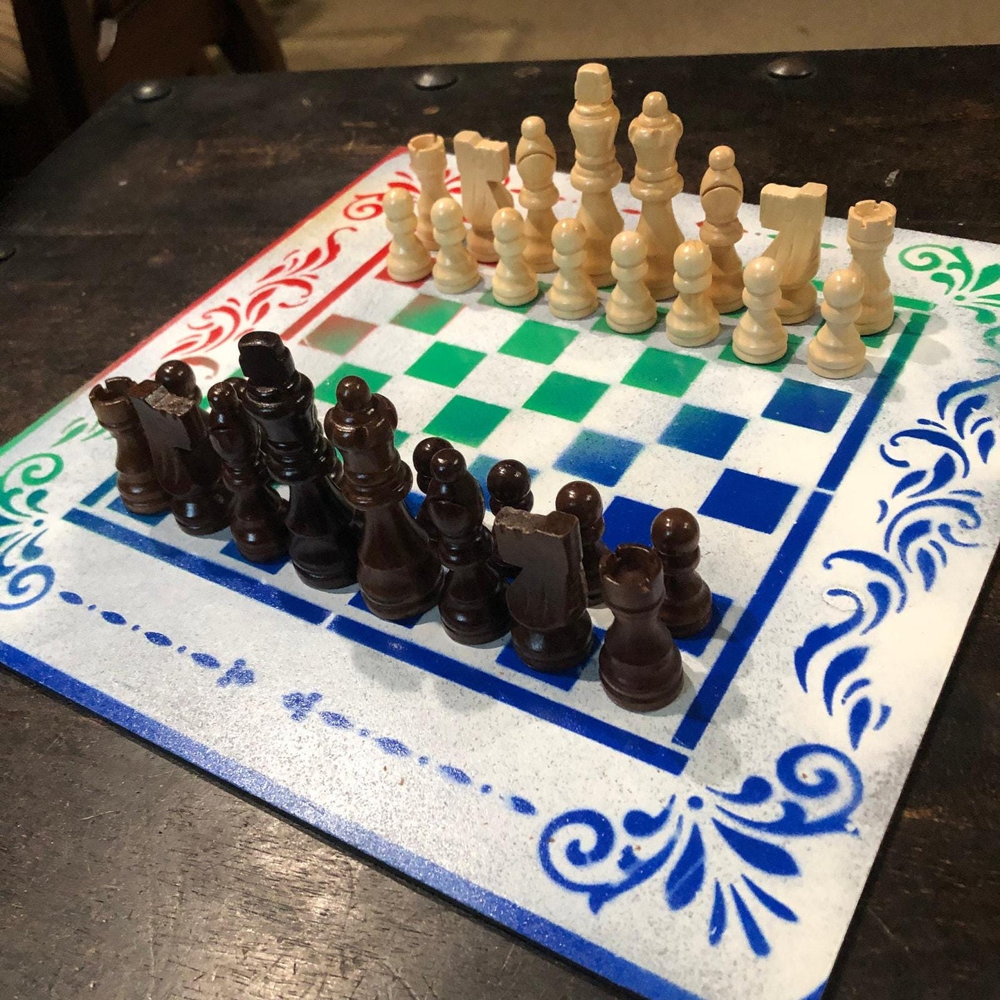 Chess Set - Rainbow Version