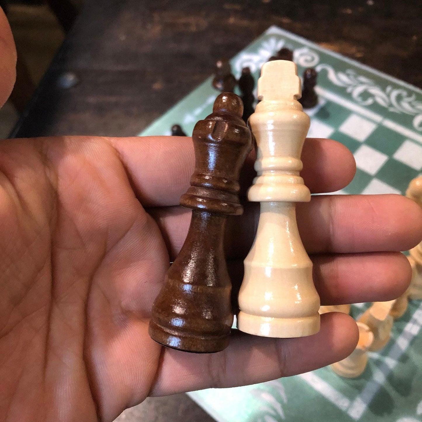 Chess Set - Metallic Green