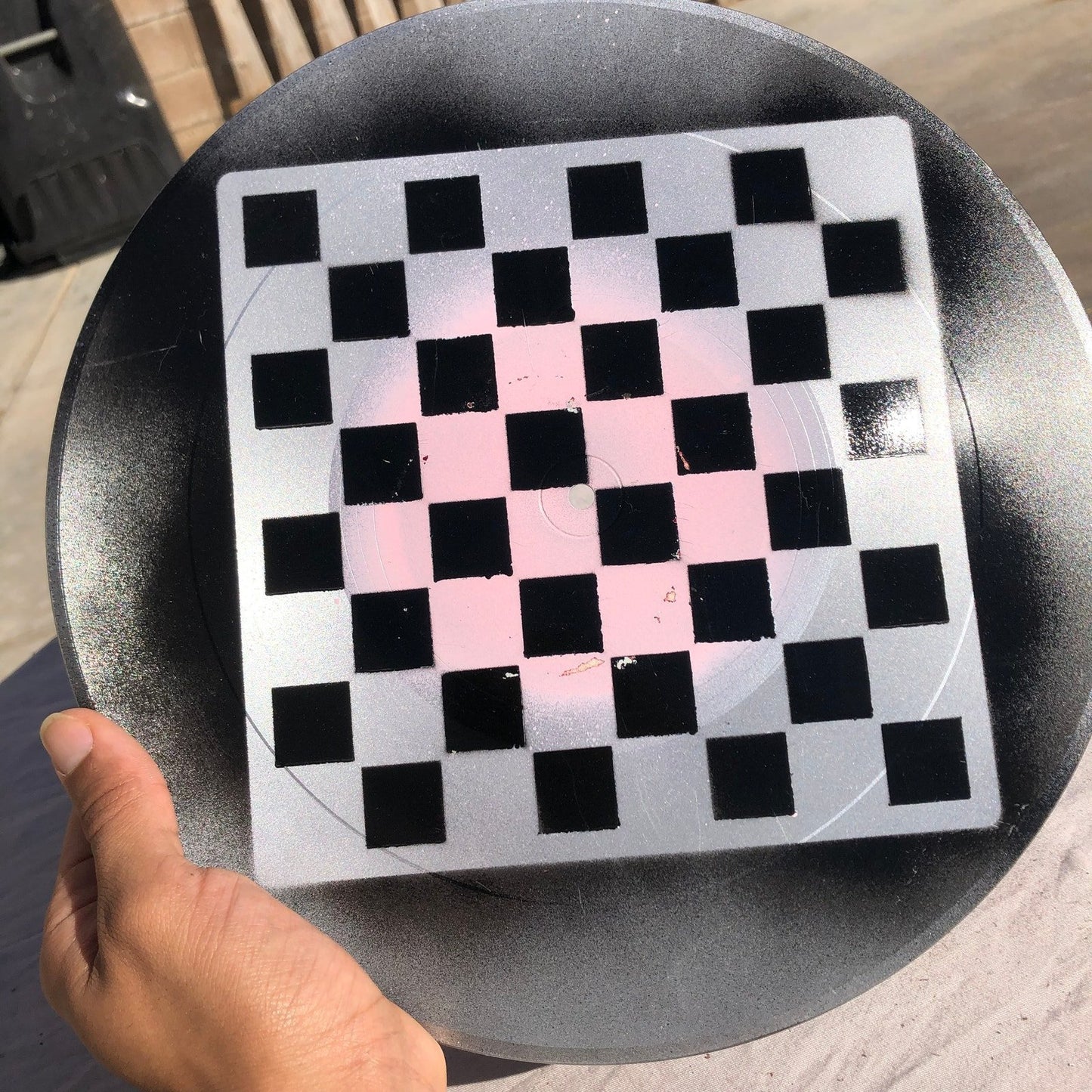 Vinyl Chess Set - Blush Pink