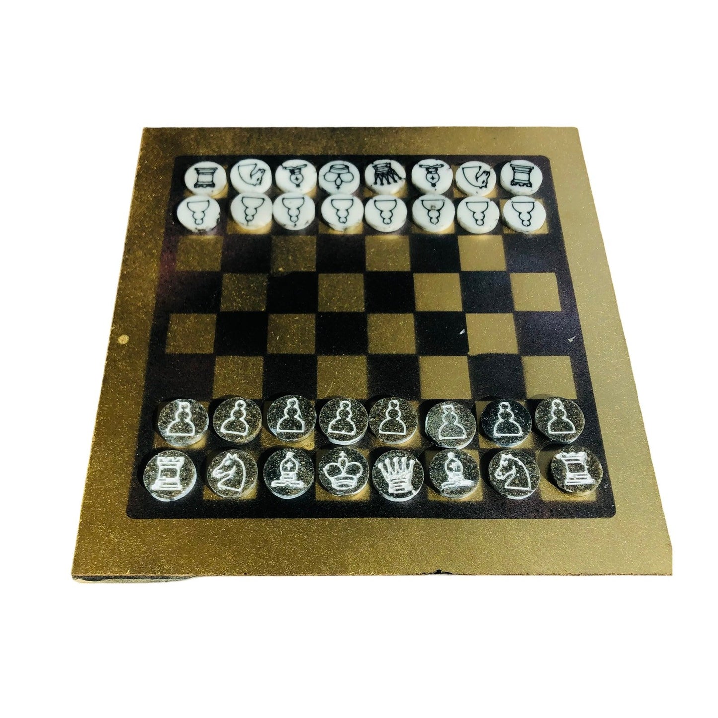 Chess Set - Black & Gold