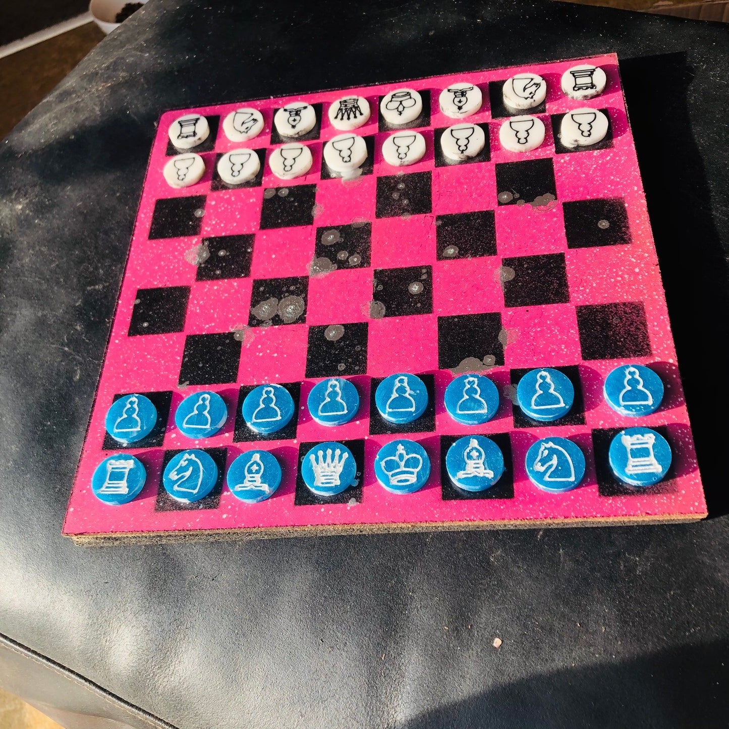 Chess Set - Vivid Pink