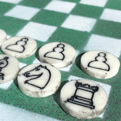Chess Set - Turf Green