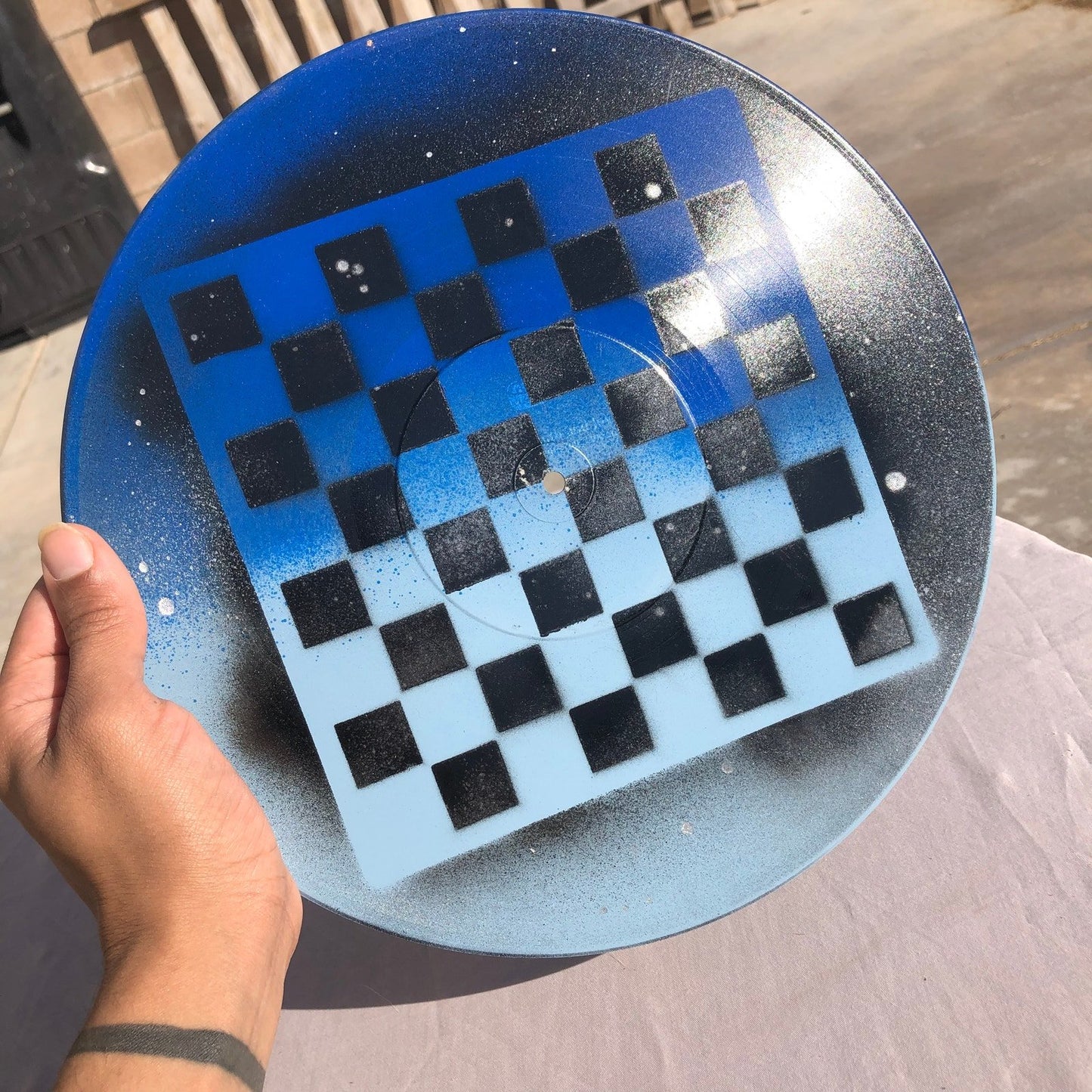 Vinyl Chess Set - Supreme Blue