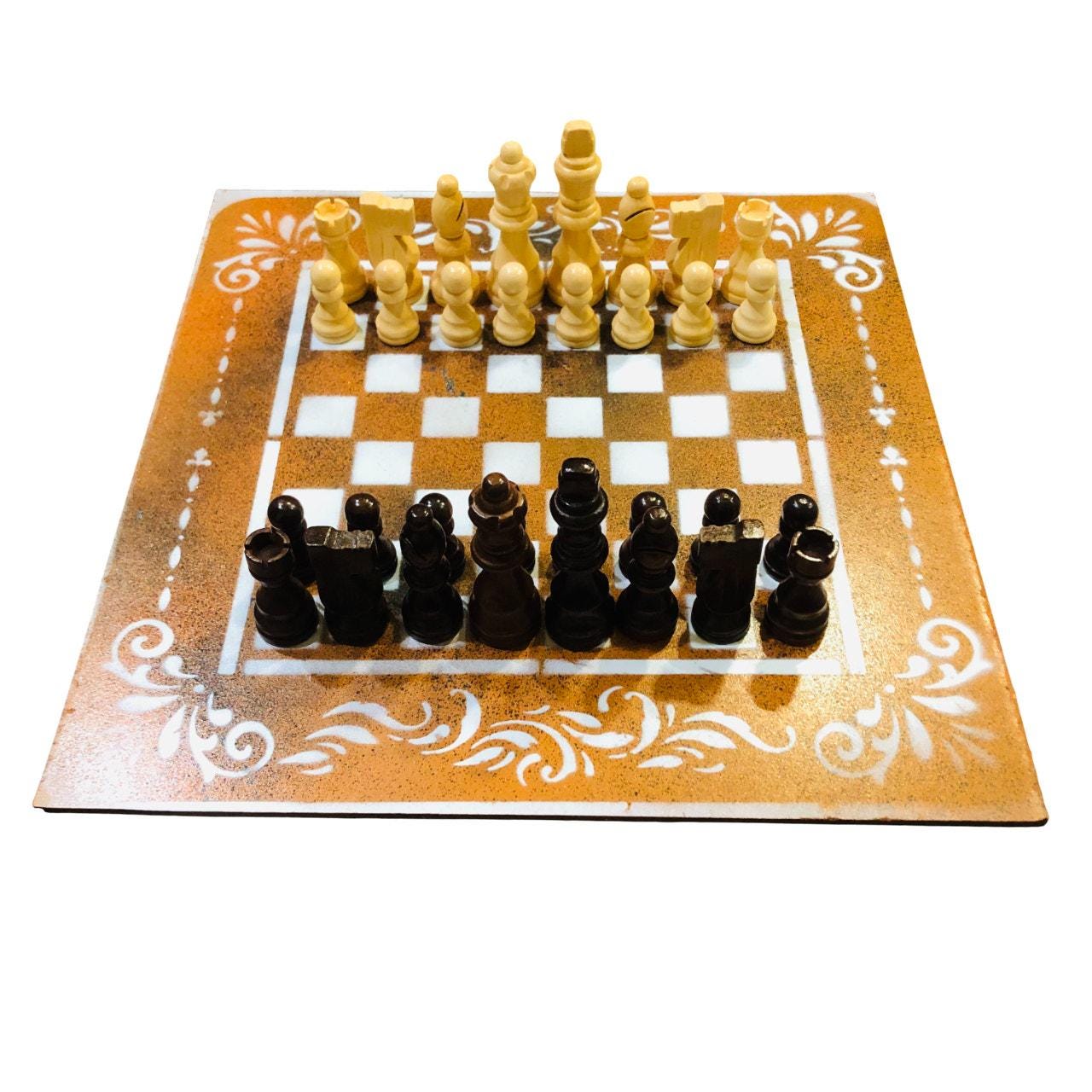 Chess Set - Dark Orange