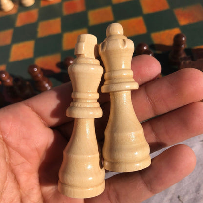 Chess Set - Sunset Green