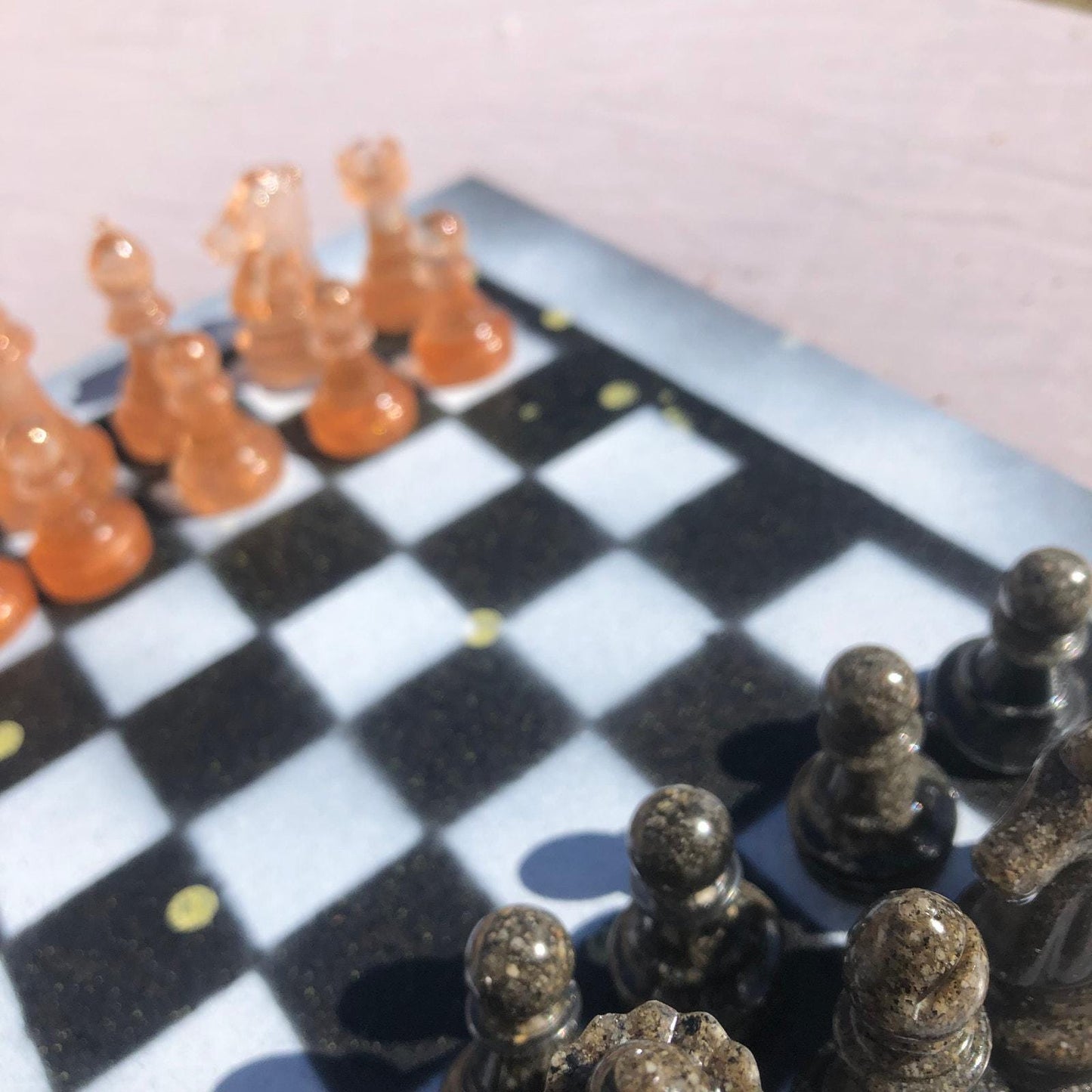 Chess Set - Amber Edition