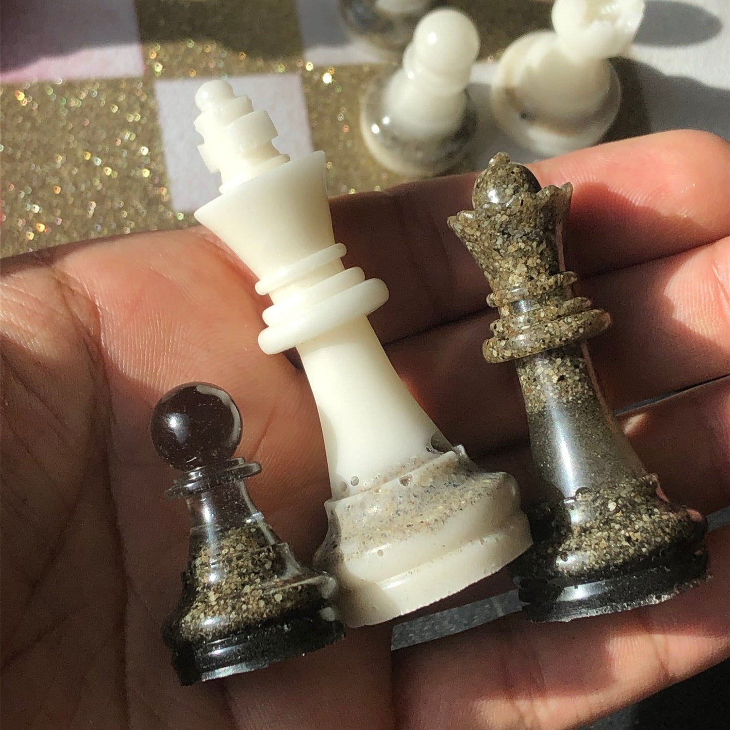 Chess Set - Red Gold Royal