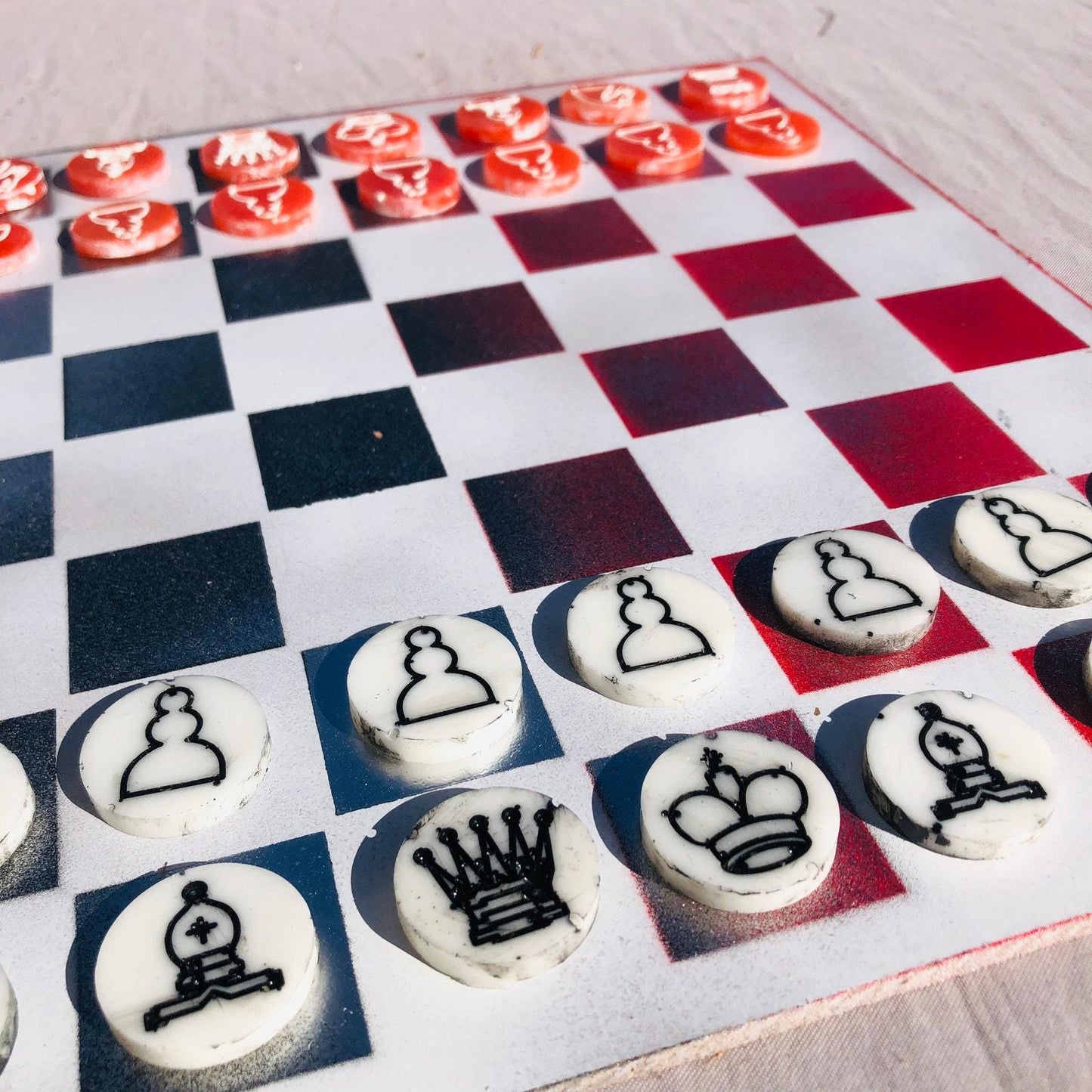 Chess Set - Race Track Edition