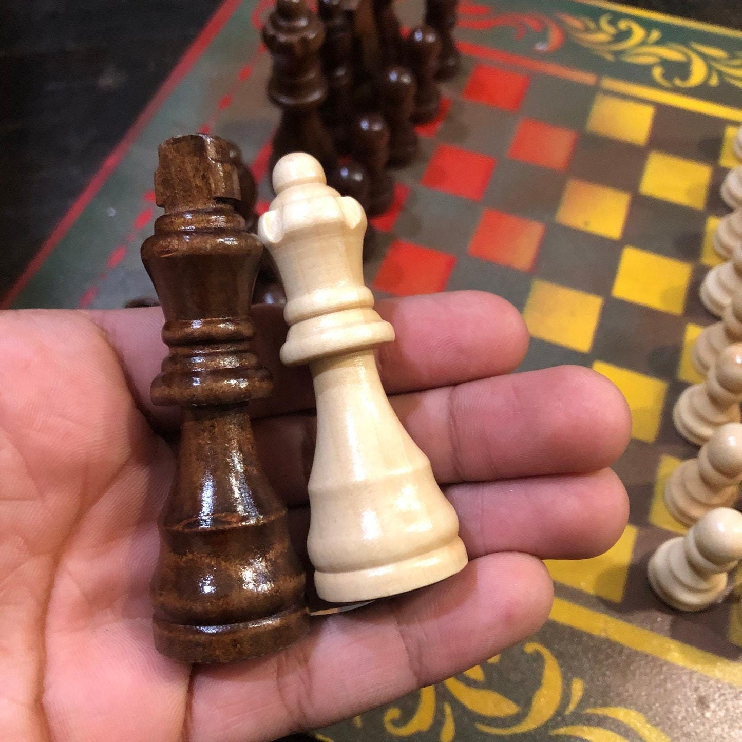 Chess Set - Knight's Yellow & Red