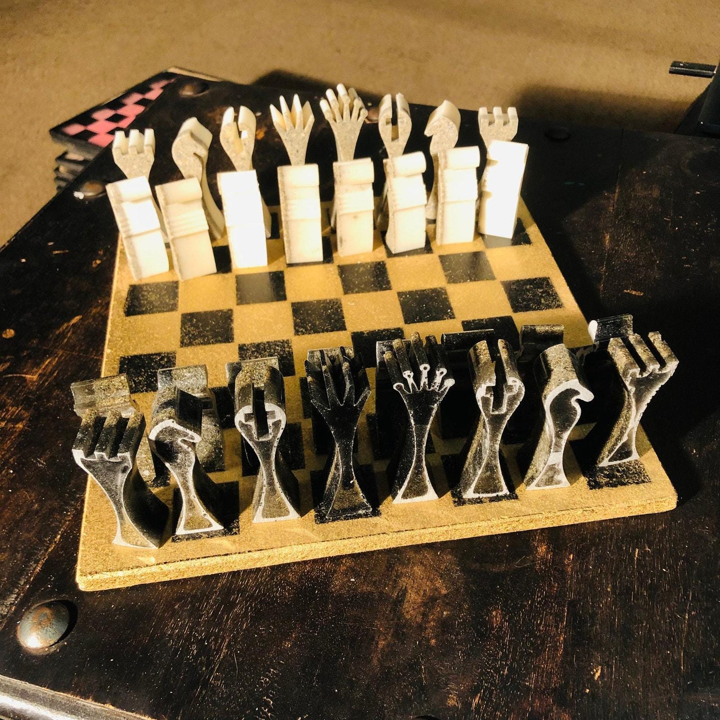 Chess Set - Gold & Black Royal Edition