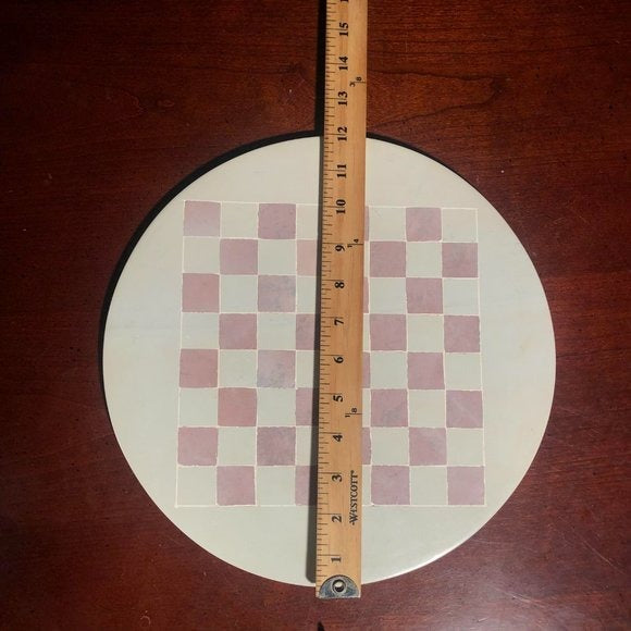 African Vintage Chess Set - Natural Soapstone Chess Board