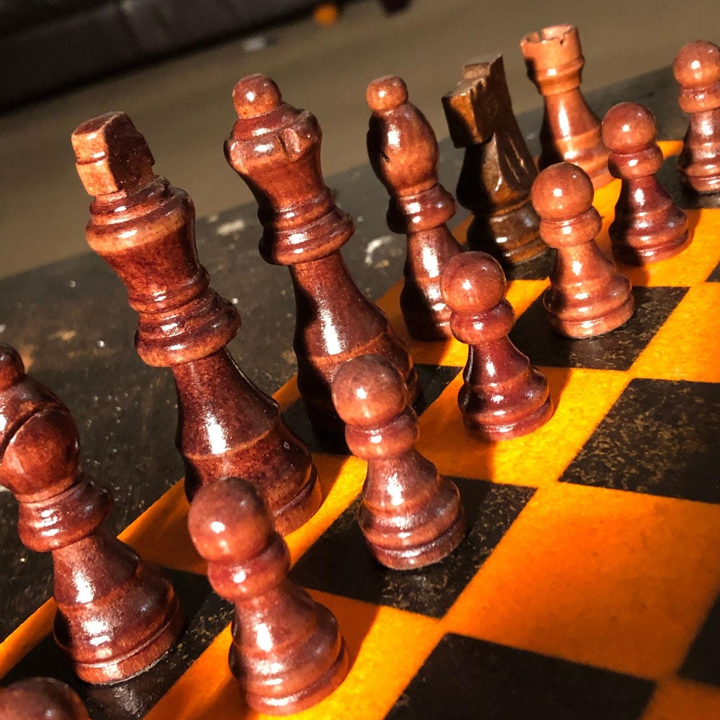 Chess Set - Halloween Orange Edition