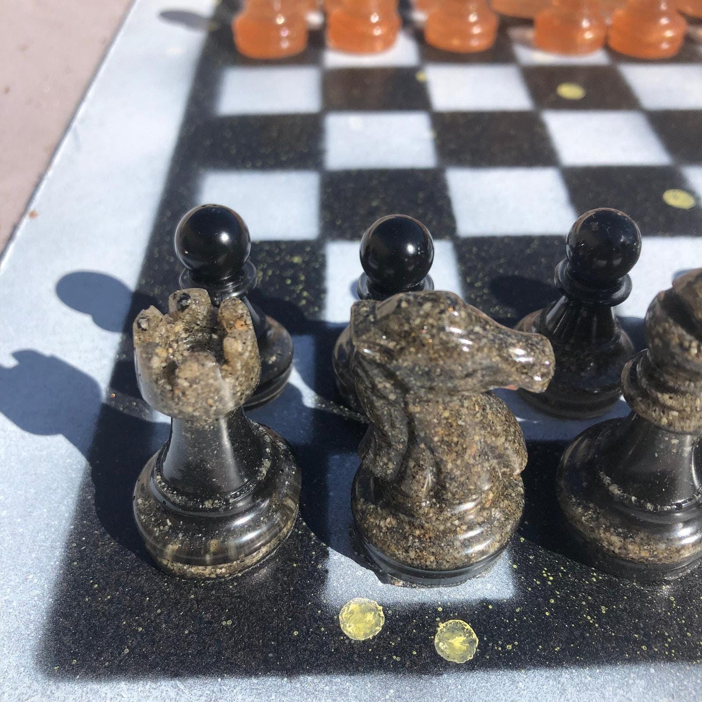 Chess Set - Amber Edition