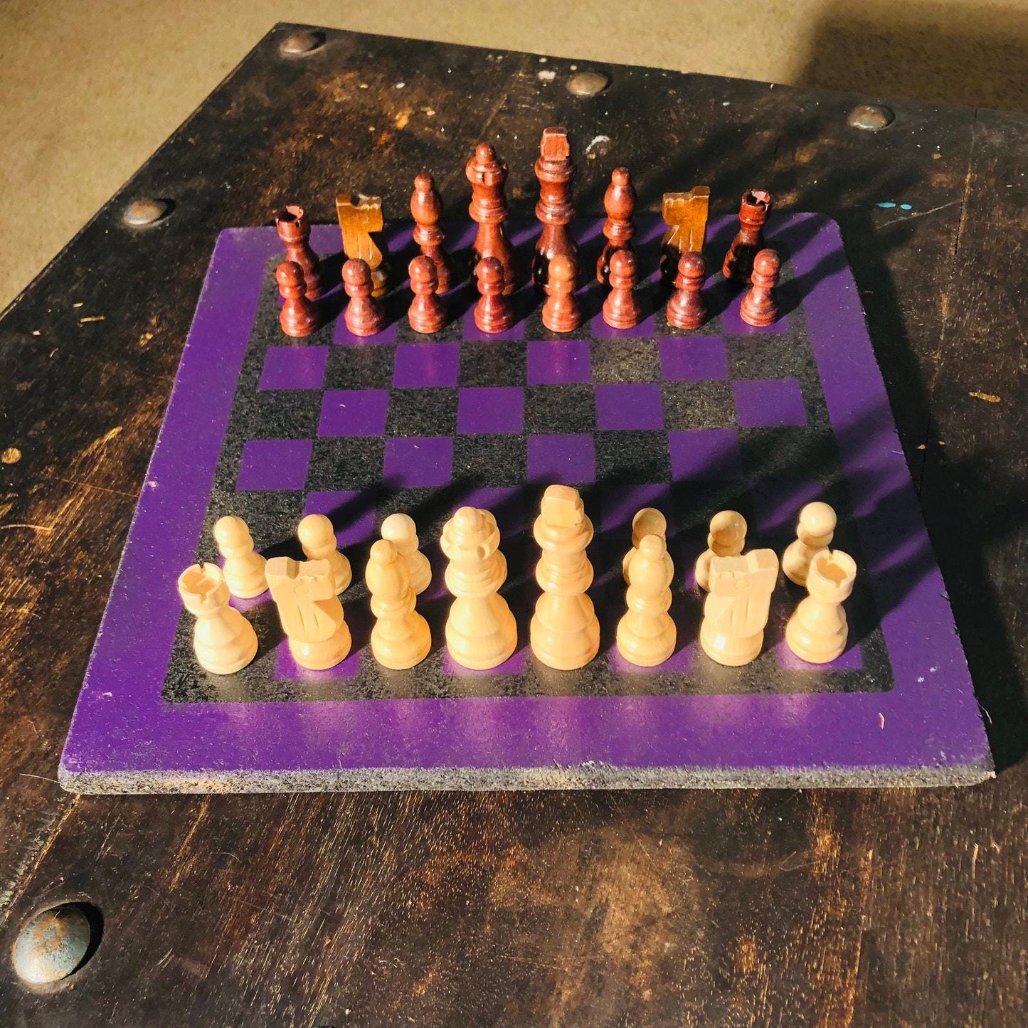 Chess Set - Dark Purple