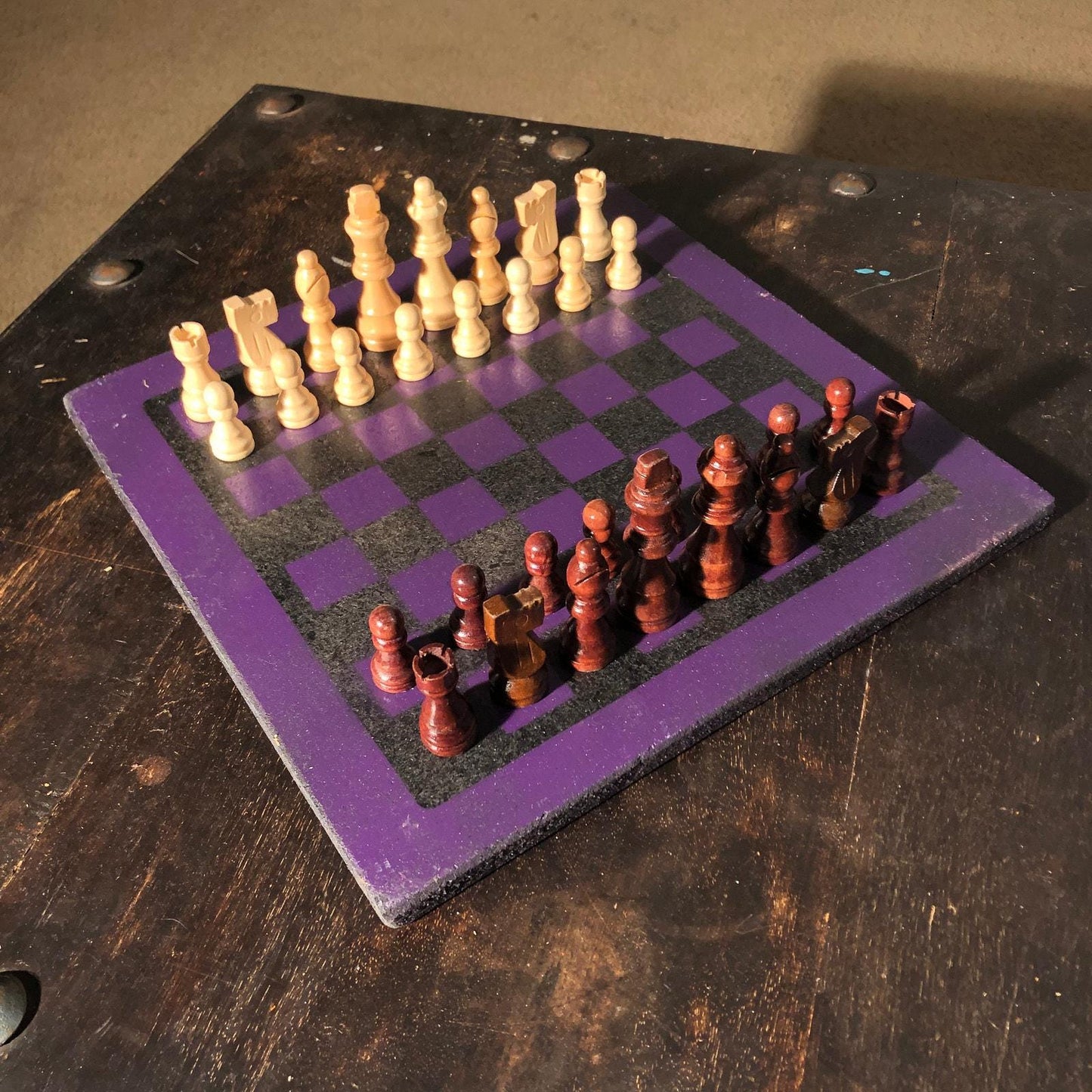 Chess Set - Dark Purple