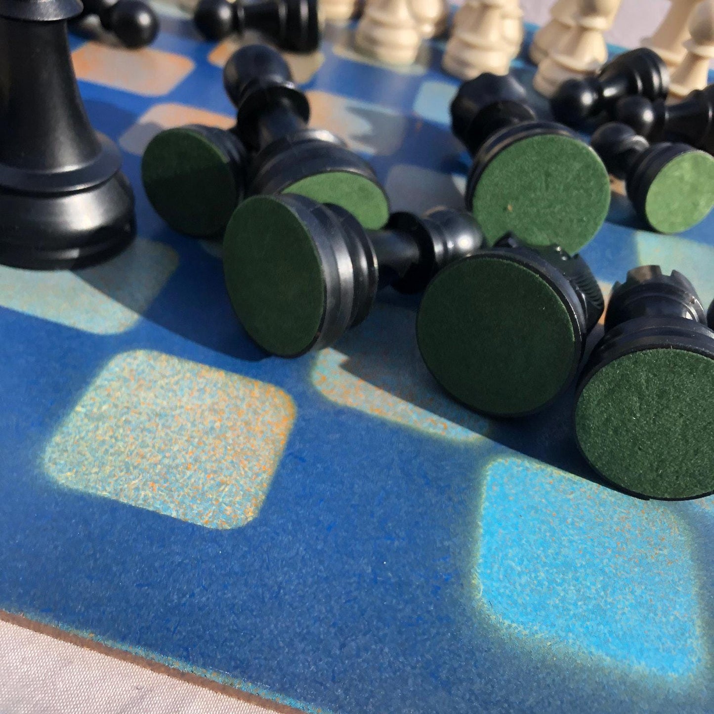 Large Chess Set - Blue Mango