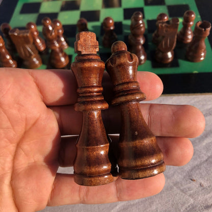 Chess Set - Speckled Green