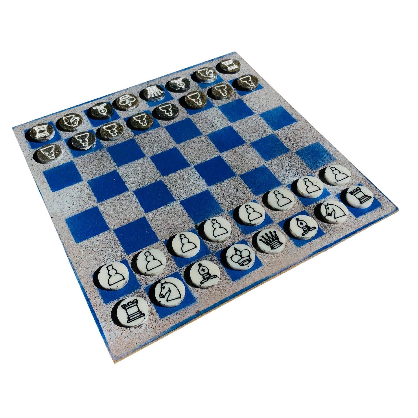 Chess Set - Crusaders Blue